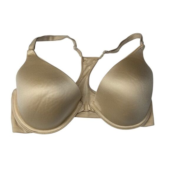 Maidenform Tan Full Coverage Bra 36D Molded Cups and Adjustable Straps - Picture 1 of 5